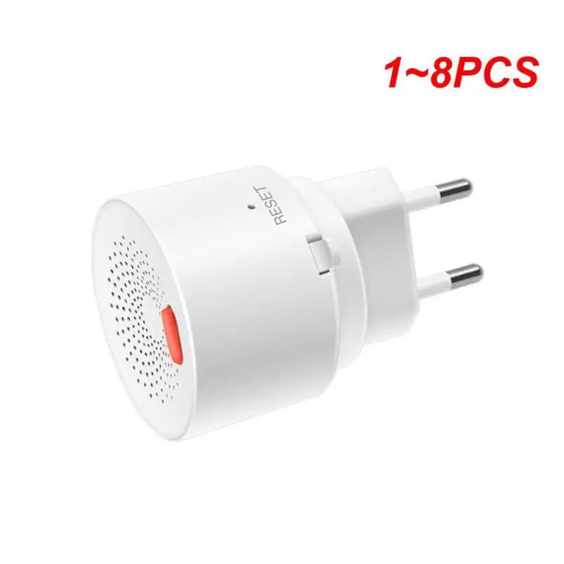 1 ~ 8PCS tuya WIFI/sensore di Gas naturale combustibile domestico intelligente rilevatore di allarme Gas gpl sensore di perdite sicurezza antincendio intelligente