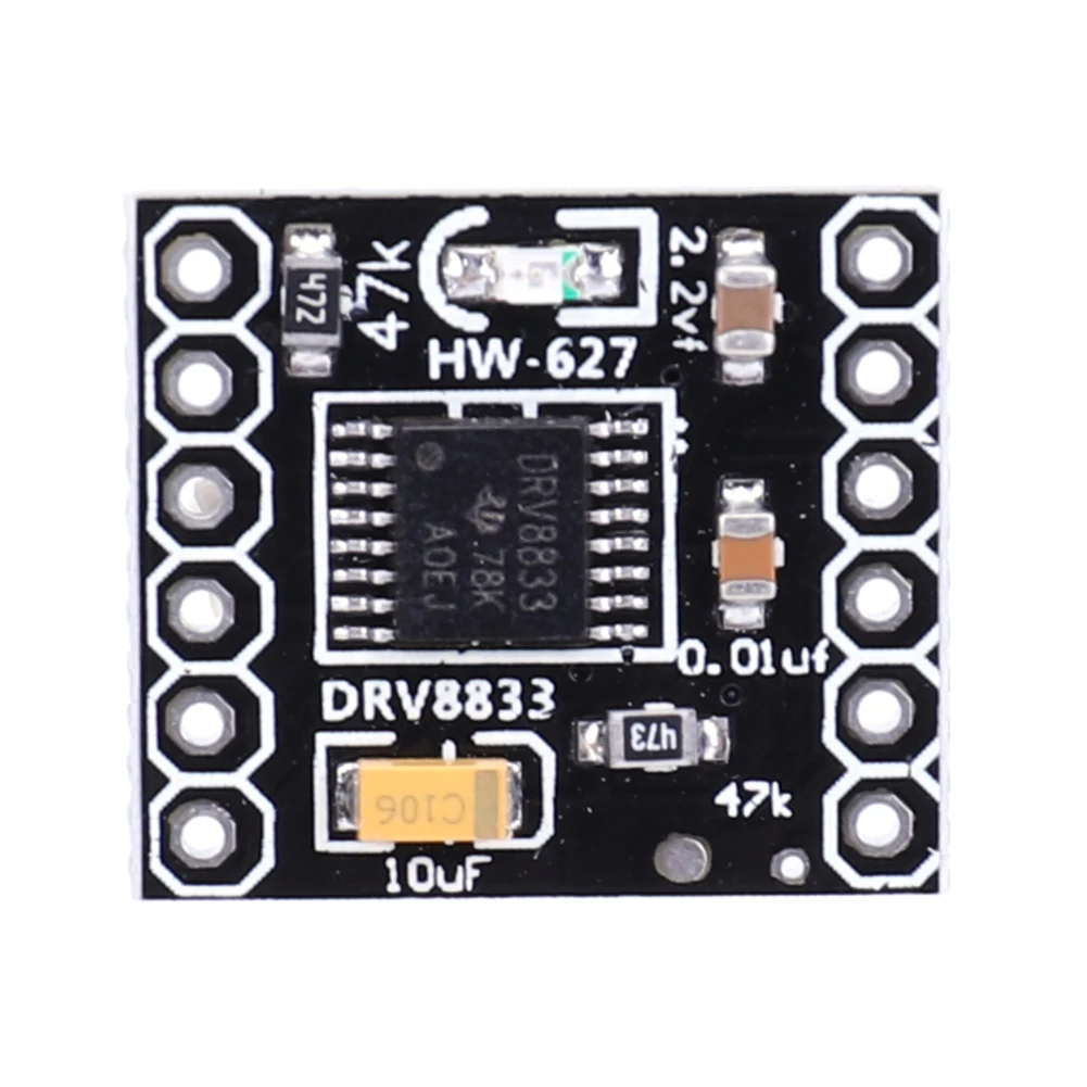 1-10pcs DRV8833 Motor Drive Module 1.5A Dual H Bridge DC Gear Motor Driver 6 Pin Silent Stepper Controller Board for Arduino