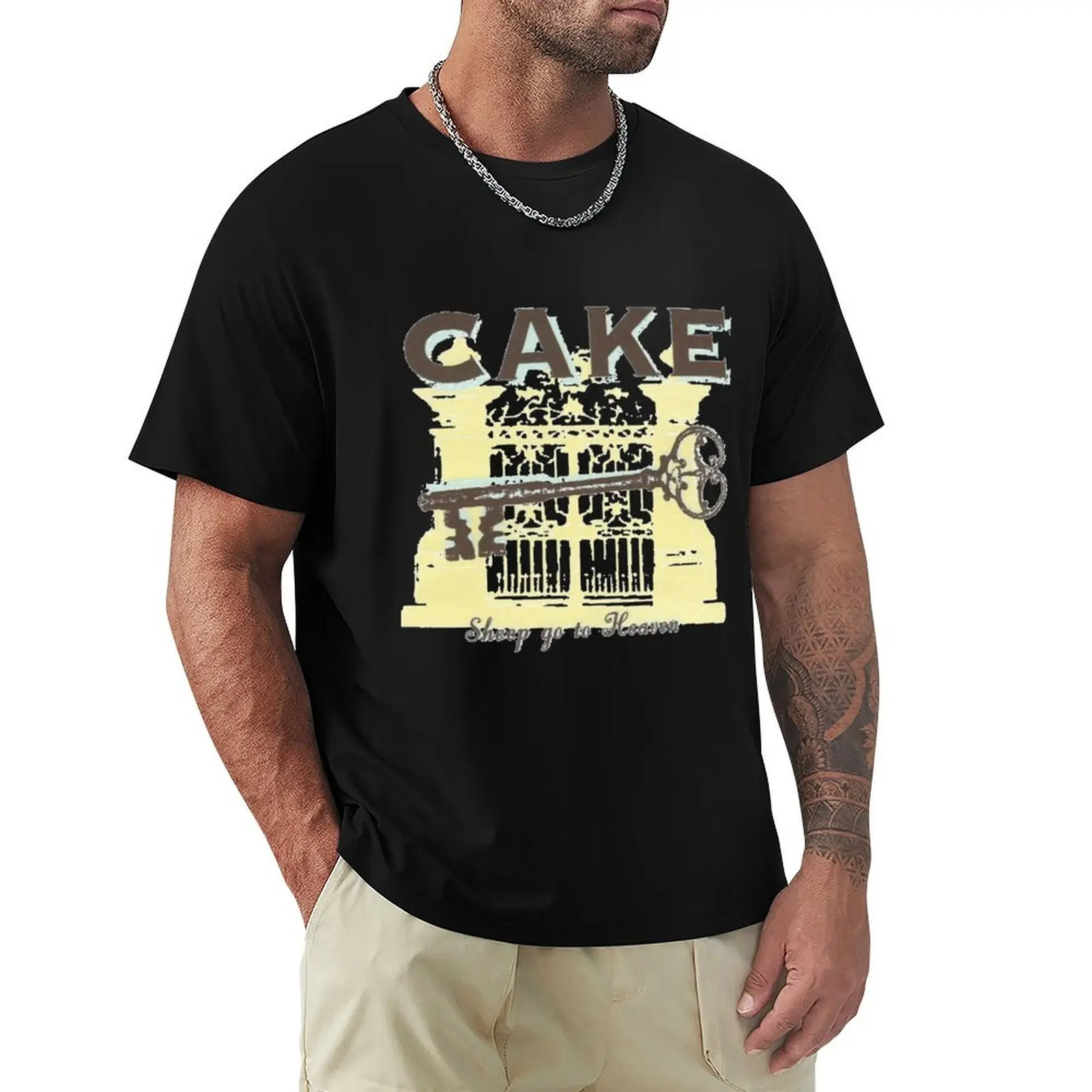 

Cake sheep go to heaven T-Shirt Sun Block Outdoor T-Shirt