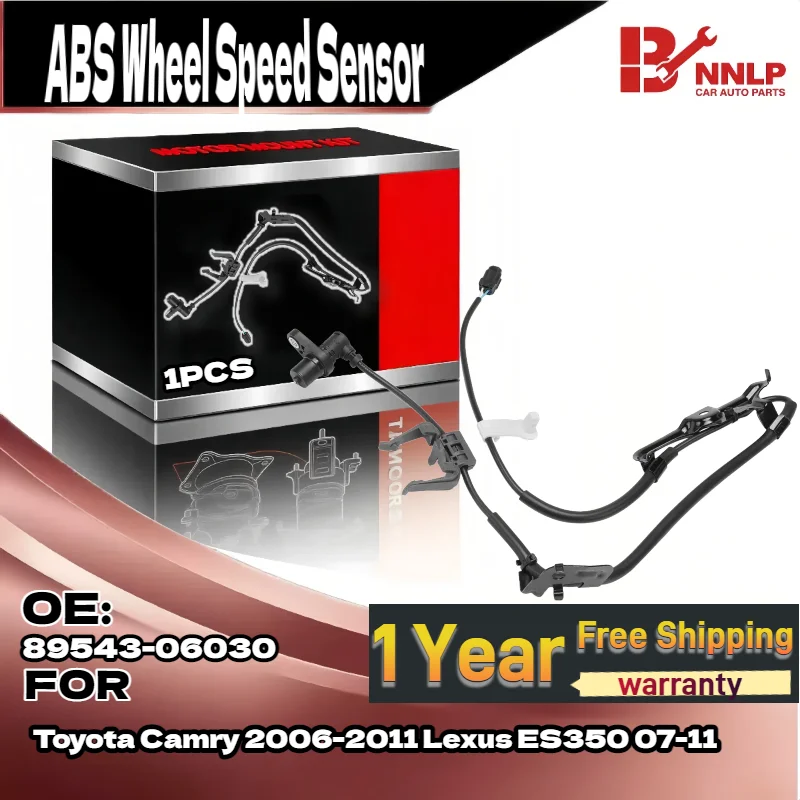 

For Front Driver ABS Wheel Speed Sensor for Toyota Camry 2006-2011 Lexus ES350 07-11 89543-06030