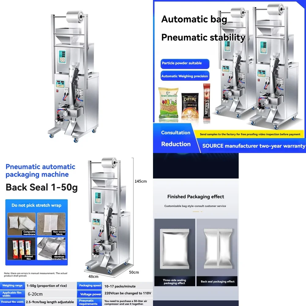 

Automatic Pneumatic Packaging Machine for Quantitative Weighing of Canned Granules Powder Grocery Snacks Dried Fruit and