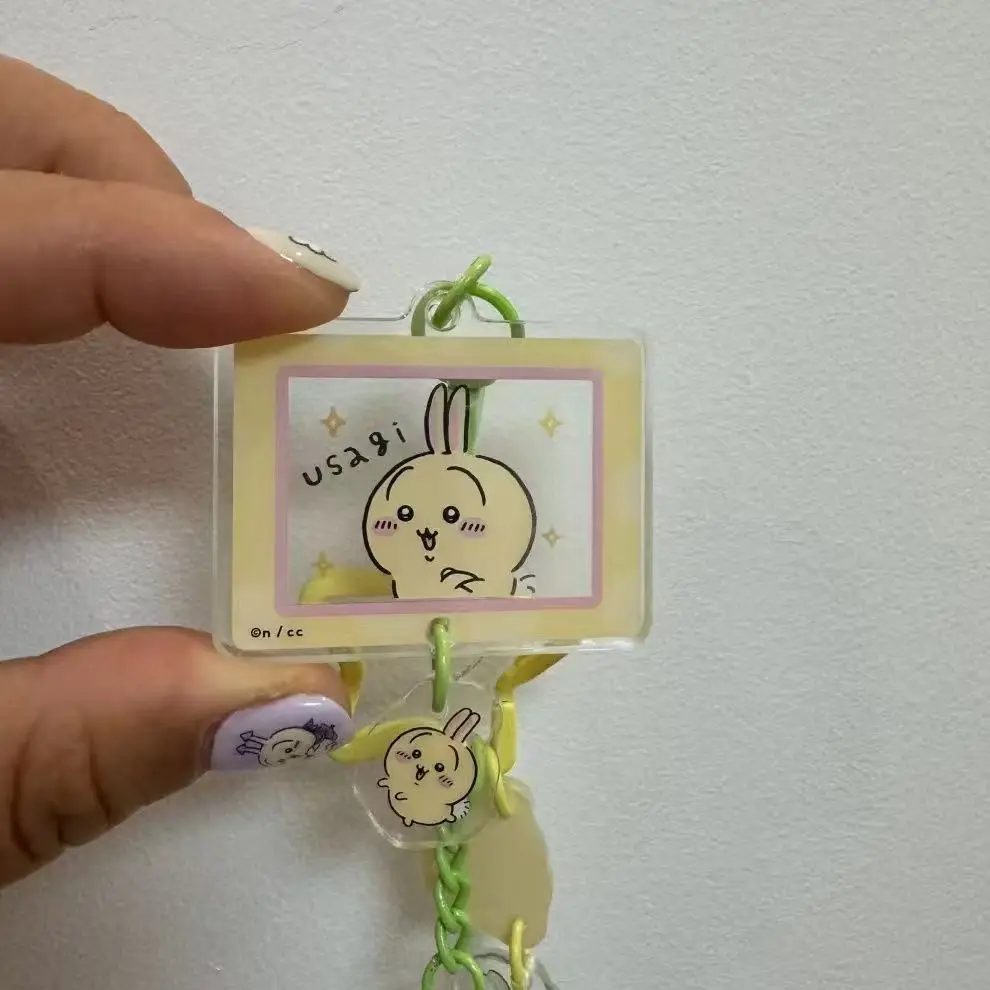 Kawaii Cartoon Chiikawa Acrylic Keychain Hachiware Usagi Couple Best Friend Backpack Good-looking Decoration Accessories Gifts view 5