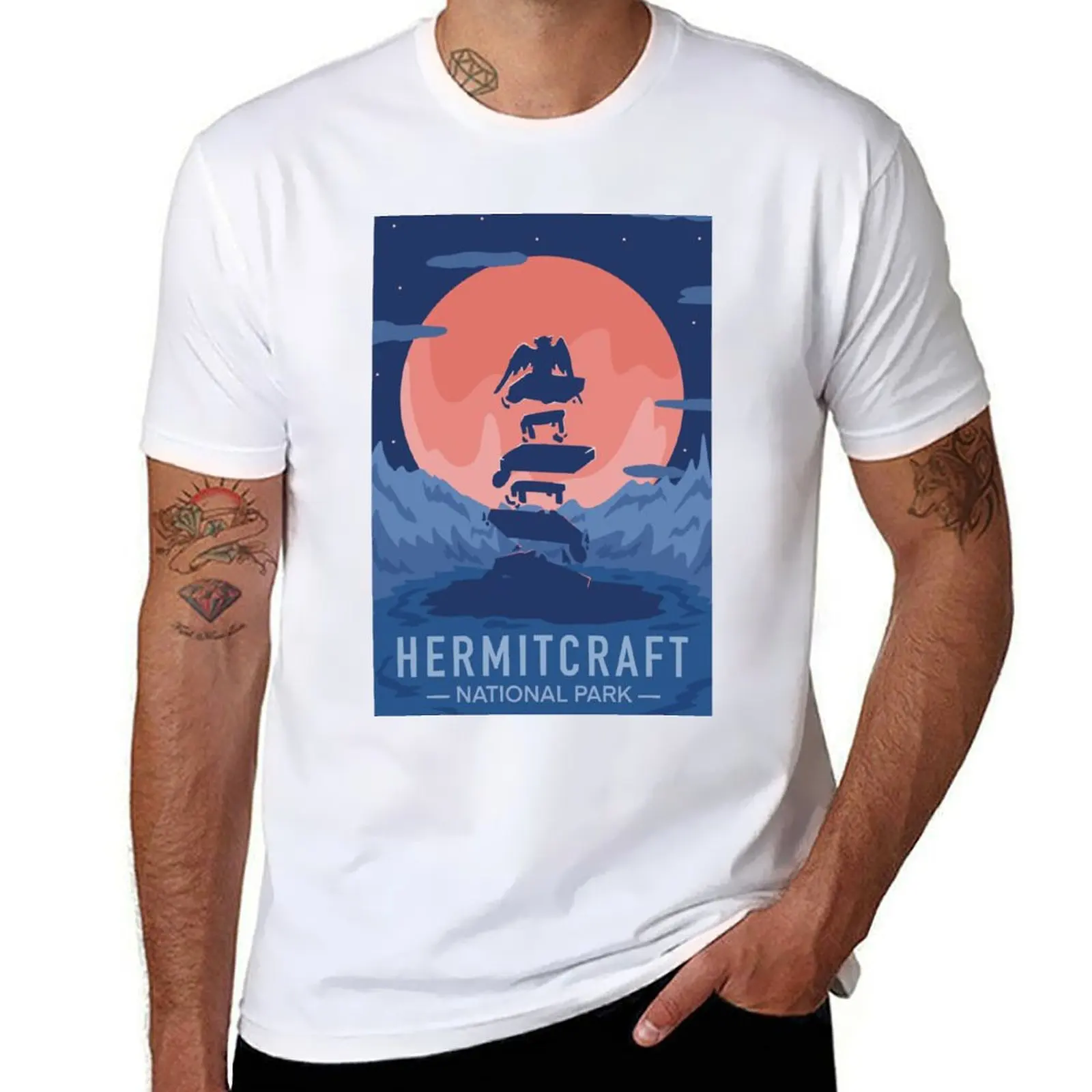 

Hermitcraft National Park - Grian T-Shirt man t shirts for men cotton t shirts man 100%