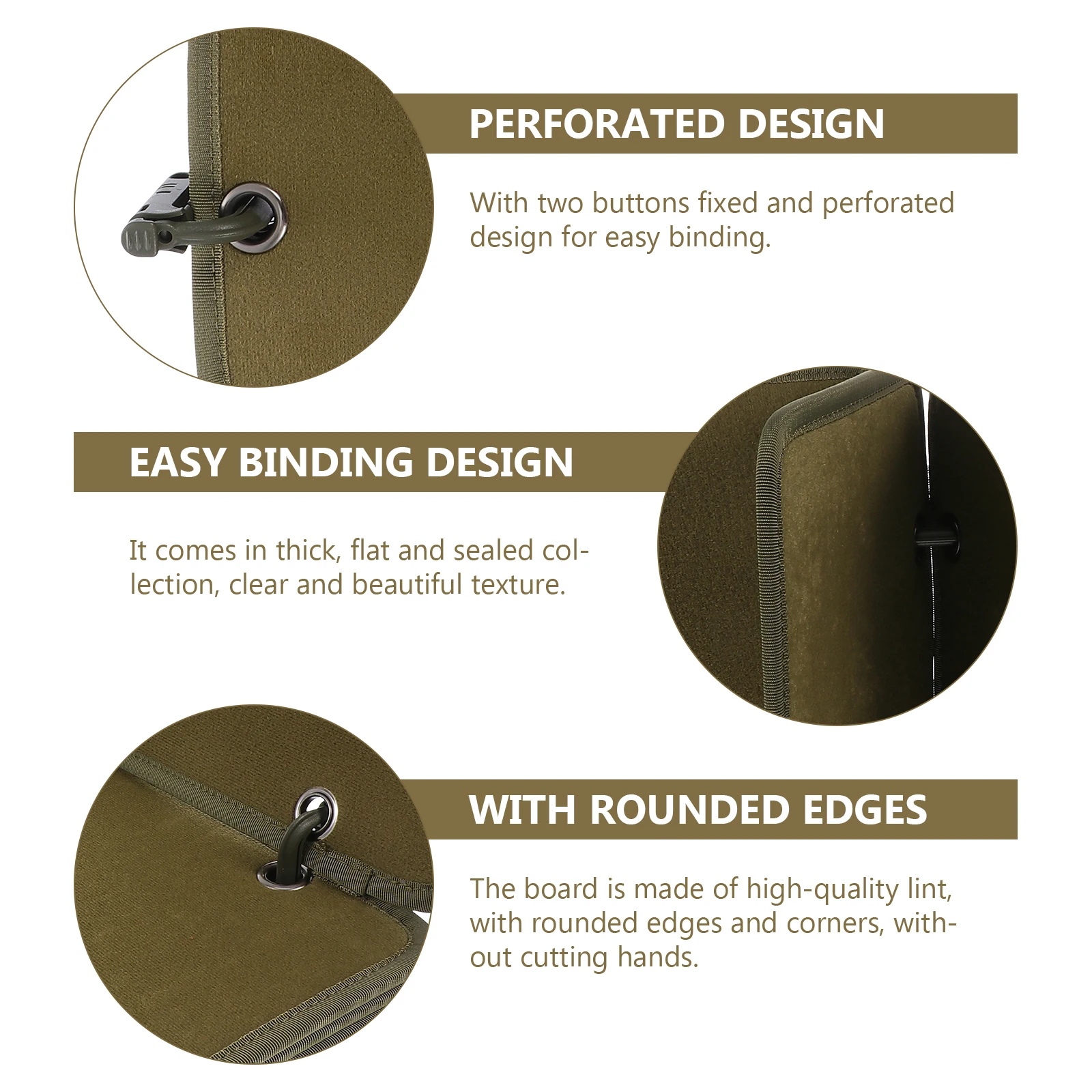 

1Set Military Sticker Displaying Board Premium Lint Material Rounded Corners Portable Carry Patches Organizer Holder Collector