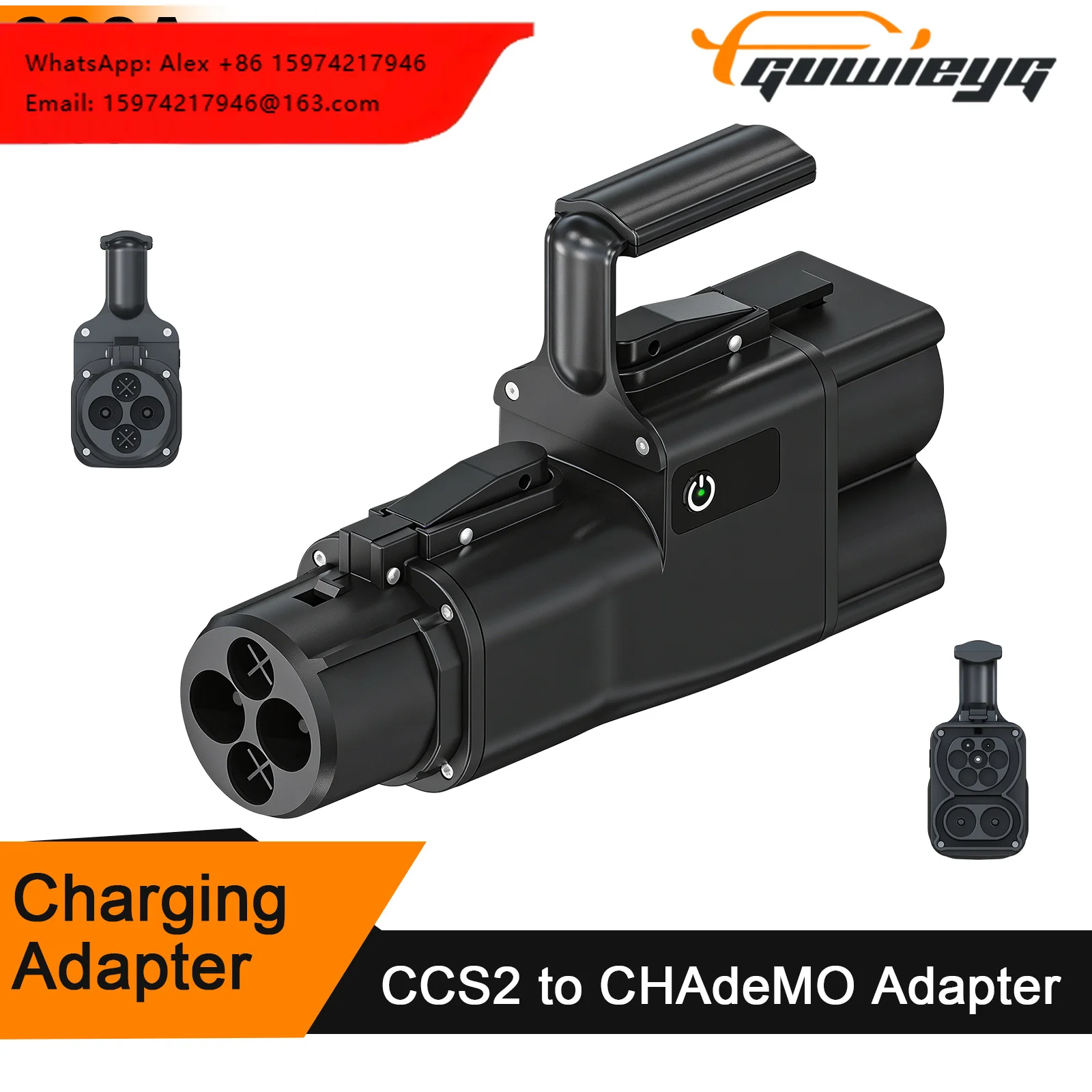 

GUWIEYG CCS2 To CHAdeMO Adapter DC Fast Charging Converter For Nissan Leaf EV Charging