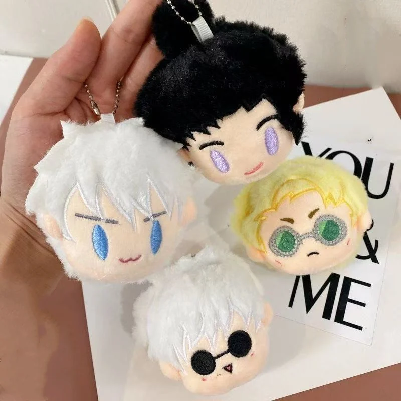 

Милые плюшевые подвески в виде дзюдзюцу кайсен, брелок для ключей Gojo Satoru Nanami Kento Geto Suguru, куклы, школьная сумка, подвески, игрушки