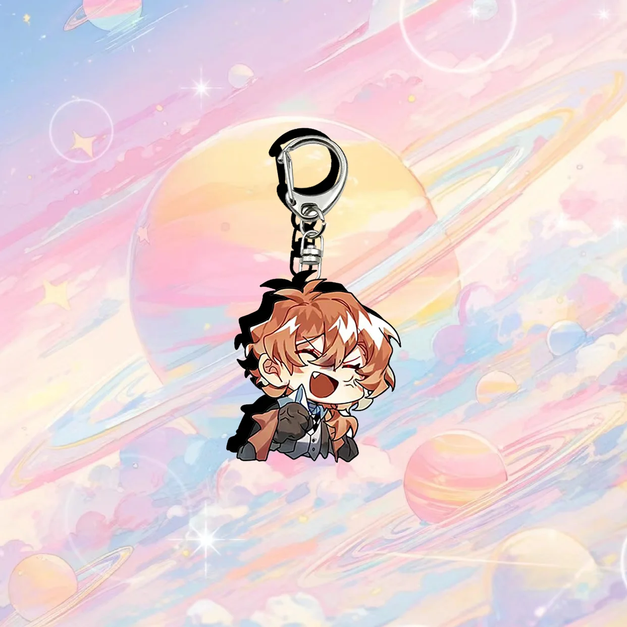 Bungo Stray Dogs Dazai Osamu Nakahara Chuya Acrylic Keychain Pendant Gift Backpack Decoratio Gift