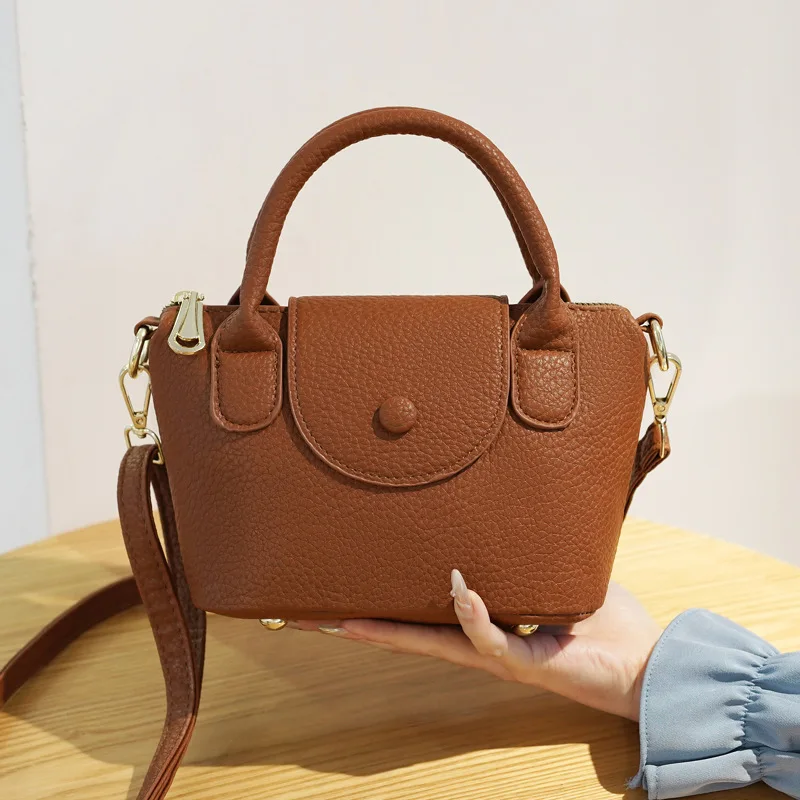 

Brand Fashion Trend Crossbody Hobo Designer Handbags Women's Genuine Leather Casual Vintage Tote Shoulder Messenger Bag For Girl