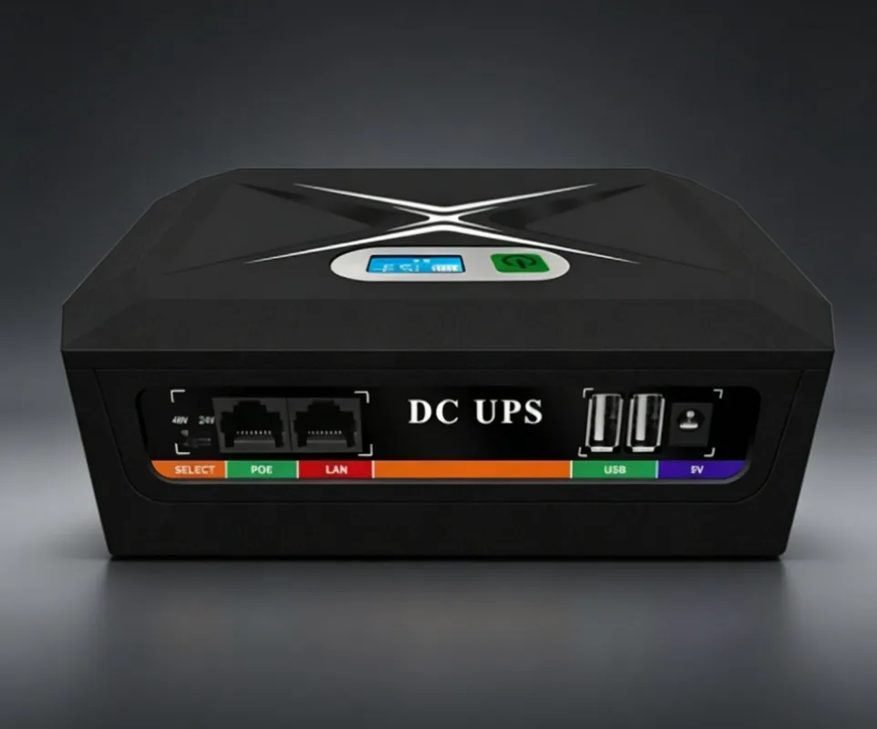 120W 60000mAh DC Mini UPS 5V/9V/12V/24V/48V, Multivoltage Battery Backup for Router/Switch/Camera