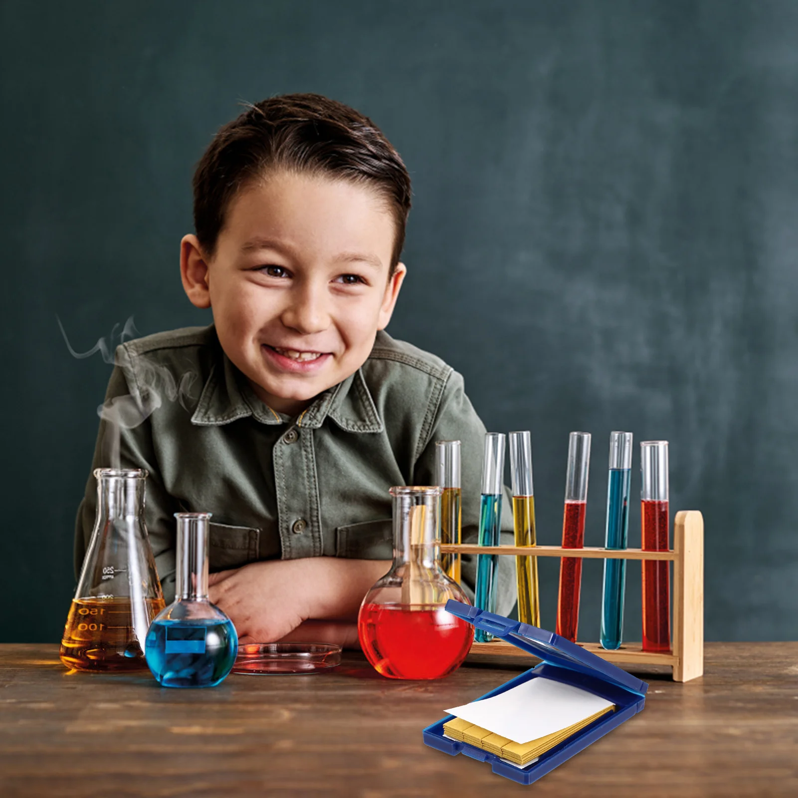 

1 Box Acid Alkalinity PH Test Paper -14 Universal Strips for Lab Liquid Solution Testing Acid Alkalinity Test Paper