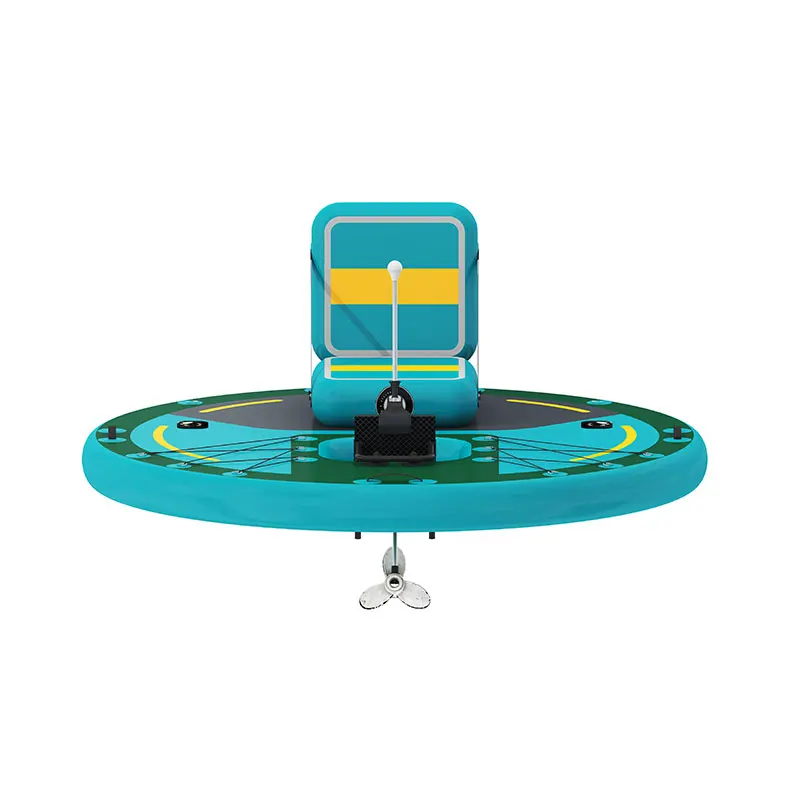 

2M Water Play Standing Paddle Board Single Person Seat Inflatable Fishing Boat With Electric Motor