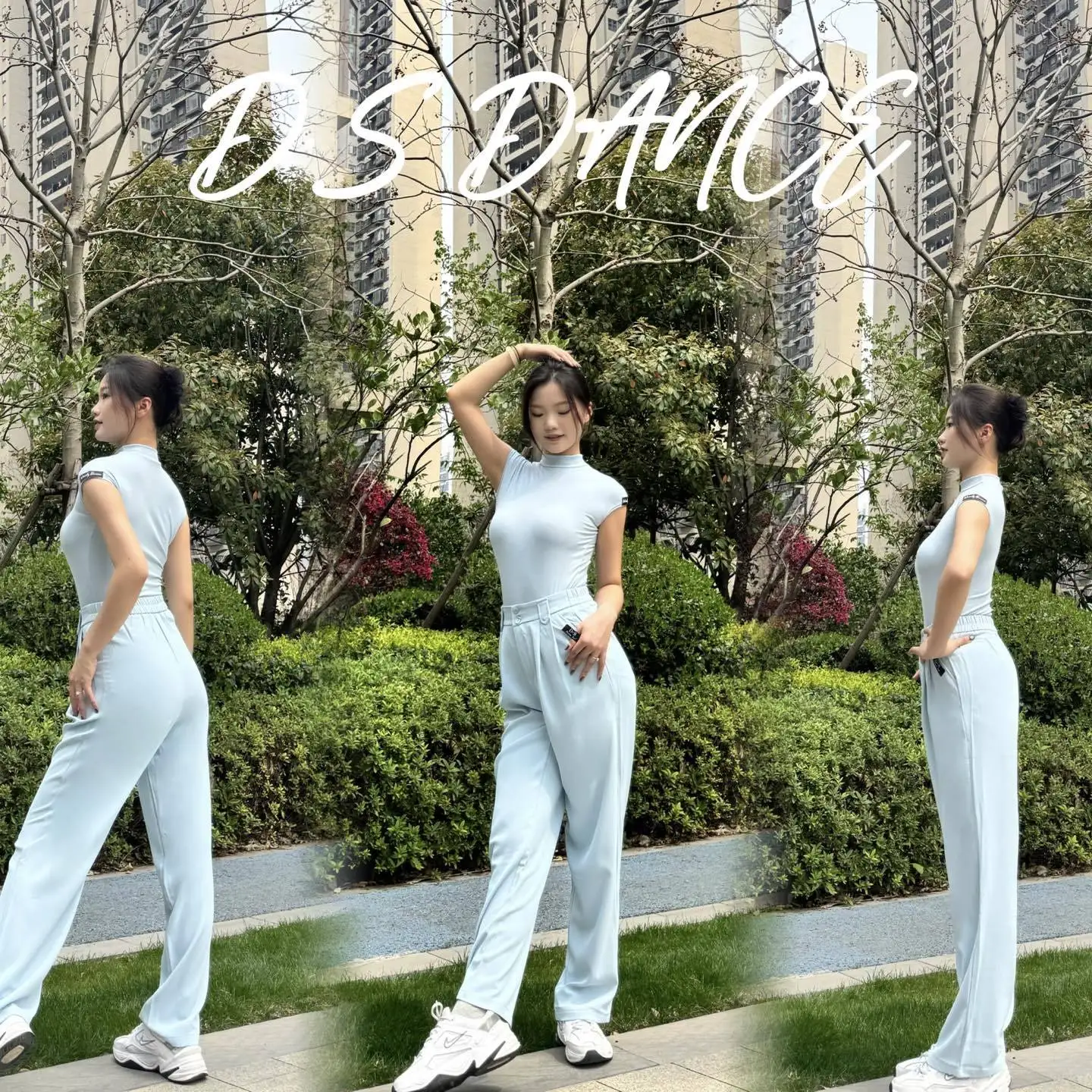 سراويل الرقص اللاتينية للنساء البالغات رومبا قاعة الرقص ممارسة الملابس عالية الخصر بنطلون فضفاض تشا تشا السالسا ملابس الرقص DNV23290