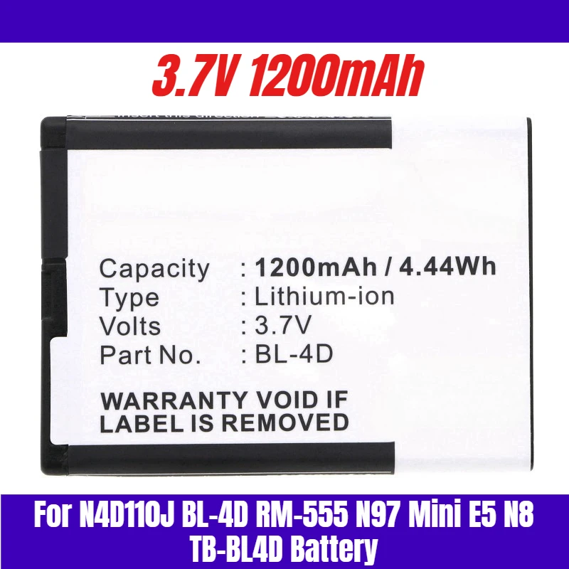 3.7V 1200Mah For N4… - image