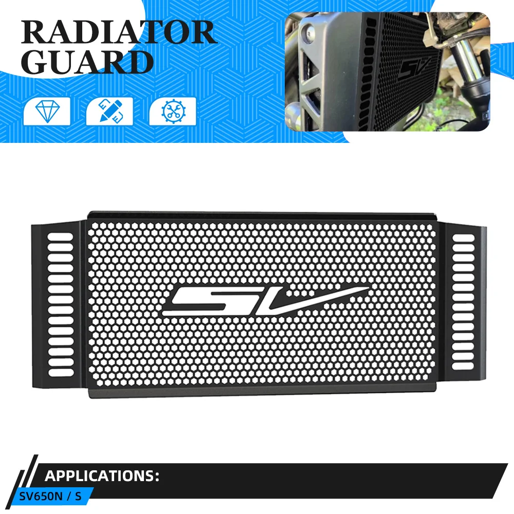 

For Suzuki SV650N / S 2003-2004 Motorcycle Radiator Grille Cover Guard Grill Protection Protetor Mesh SV650S K3 K4 Accessories