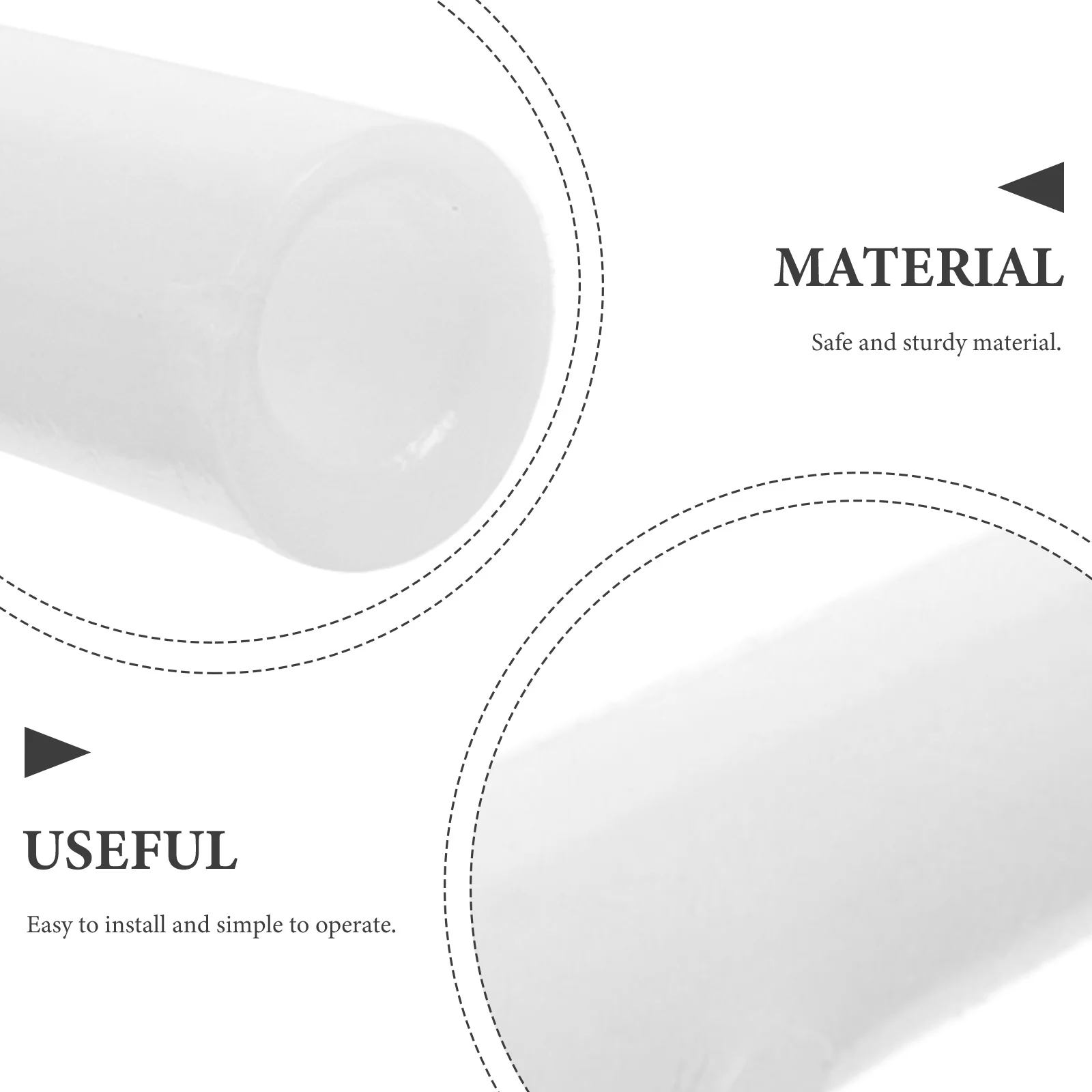 

10Pcs Umbrella Bead Accessories Decorative Tail Caps for Sun Parasol Rain Shelter Maintenance Easy Install Bone Cover