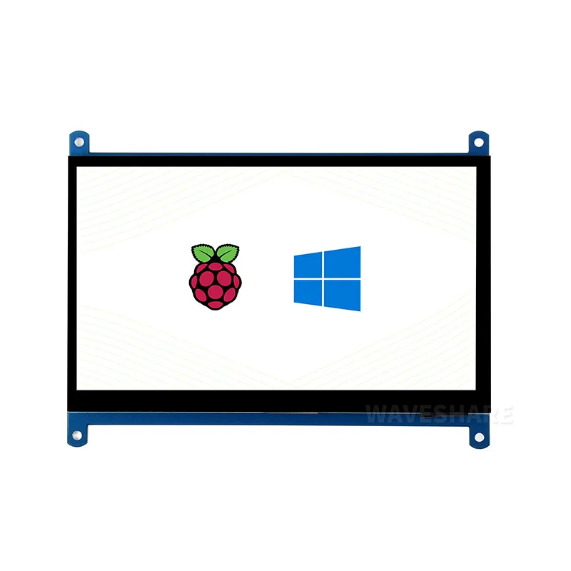 Waveshare 7-inch HDMI IPS Capacitive Touchscreen, Plug & Play LCD Display for Raspberry Pi 5 / 4B