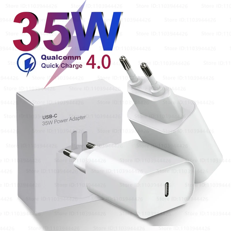 35W PD USB-C Fast Charger For iPhone 16 15 14 Pro Max Plus Samsung Xiaomi Huawei POCO Phone Power Adapter Type C Quick Charging