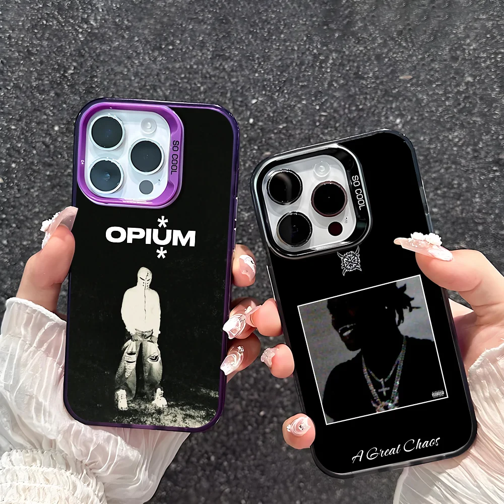 Rapper K-Ken Carson Phone Case For IPhone 17 16 15 14 13 12 11 Pro Max Plus Mini IMD Color Silver Shell