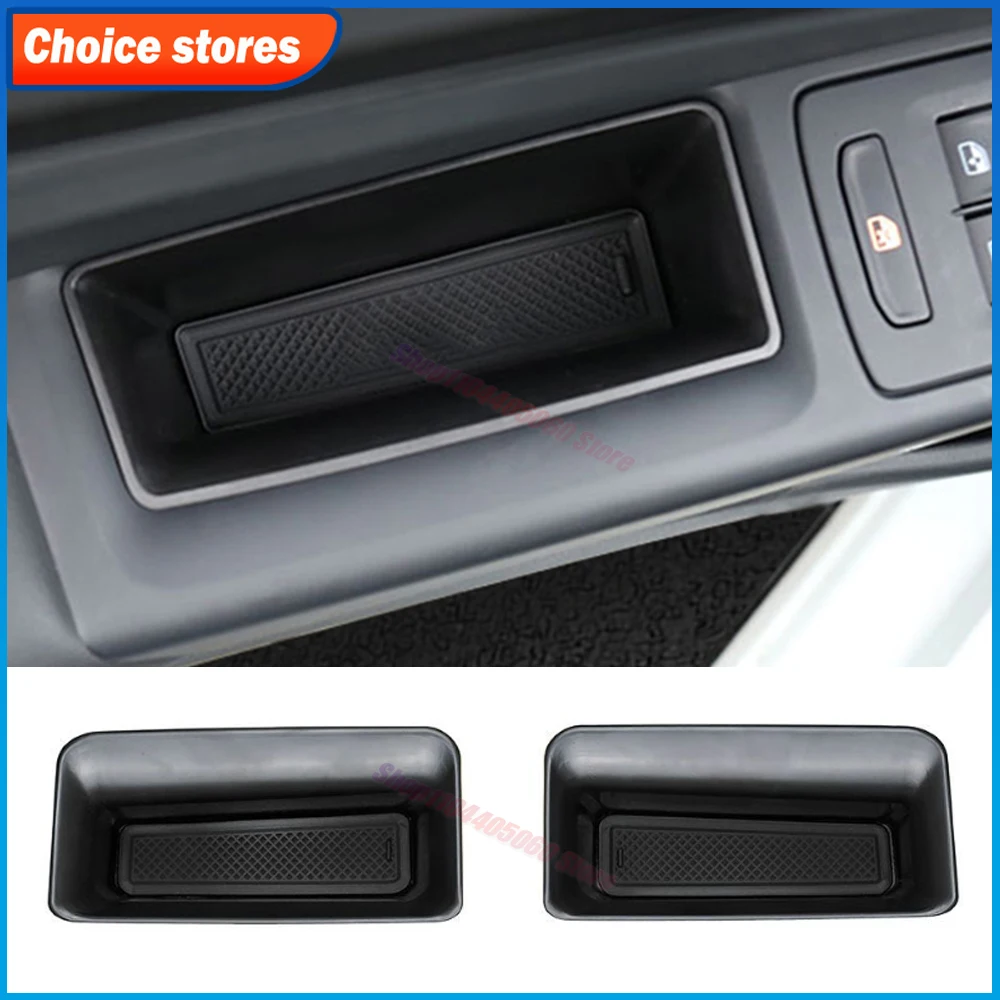 Car Door Barrel Organizer Handle Storage Box Card Slot Phone Holder for VW Volkswagen Golf MK8 2020-2025 Auto Accessories