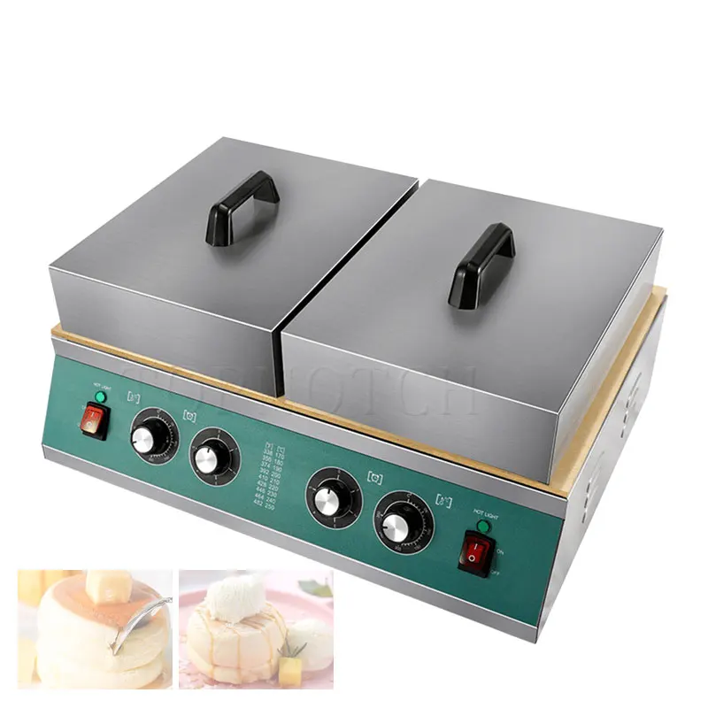 220V Souffle Machine 2600w Double Plates Fluffy Japanese Souffle Pancakes Maker