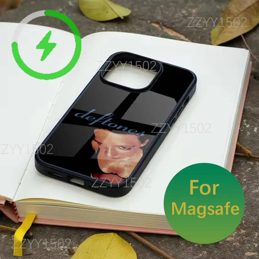 D-Deftones Private Music Phone Case For iPhone 17,16,15,14,13,12,11,Pro,Max,Plus,Mini,SE4,E Magsafe Wireless Charging