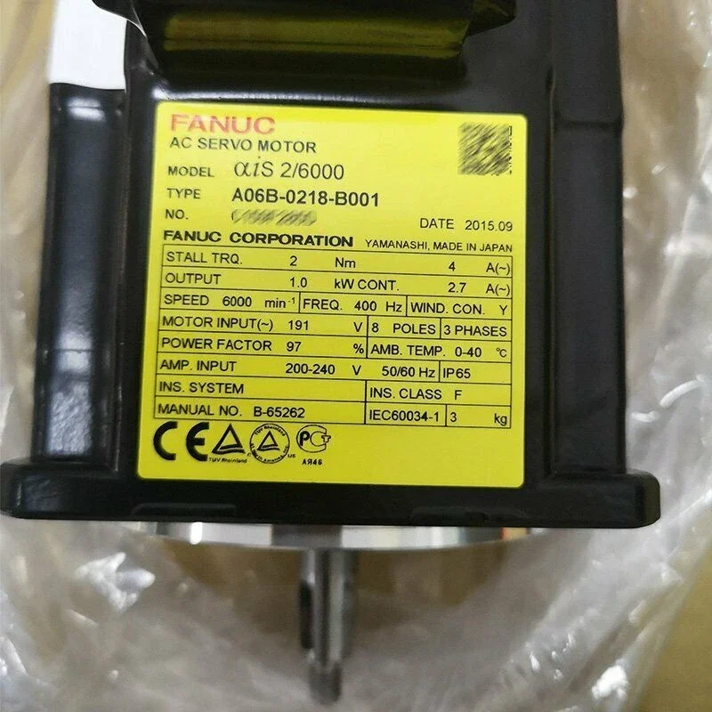 

A06B-0218-B001 Fanuc Systems Servo Motor Test OK A06B0218B001
