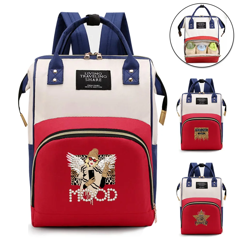 

Mom Backpack ​2025 New Travel Mommy Bag Diapers Bag Storage Pouch Outdoor Travel Mommy Maternity Bag Leopard Series