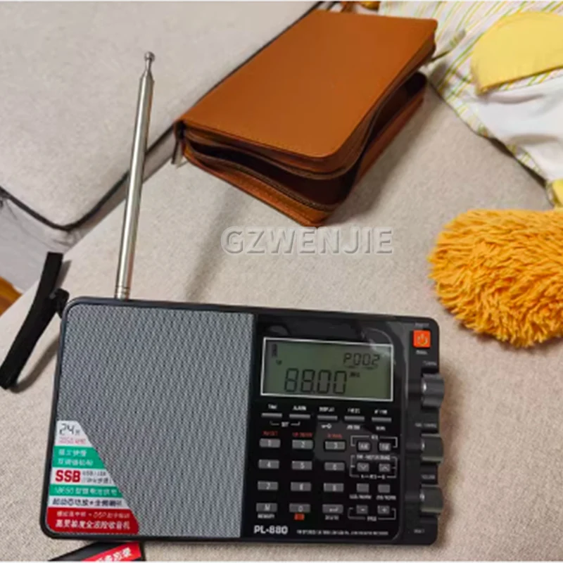 

PL-880 FM/AM/MW/LW/SW SSB Full Band Digital Tuner High Sensitivity Portable Radio PL880 High End Radio Receiver