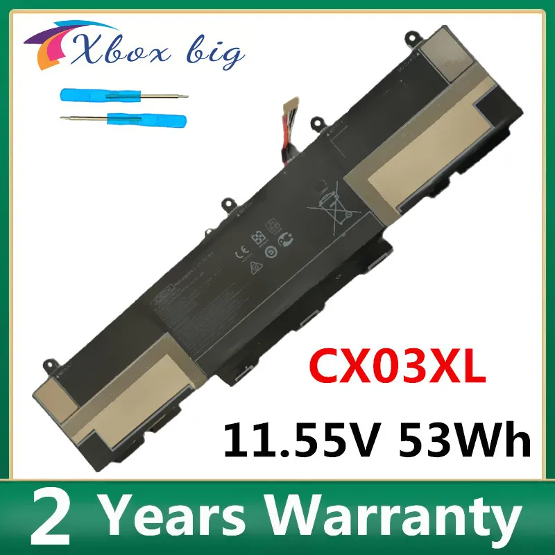 

CX03XL HSTNN-LB8R HSTNN-IB9G battery Apply to HP Elitebook 830 G8 laptop 11.55V 53Wh 4400mAh