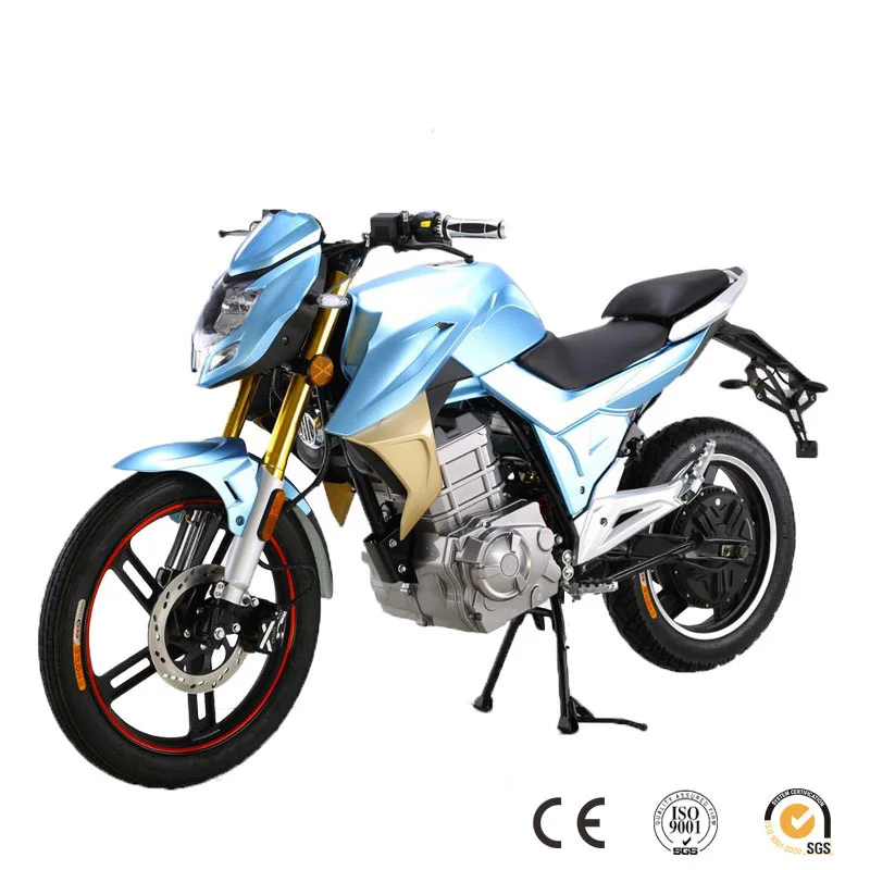 Hub Motor Sports Electric Motorcycle with Two Wheels