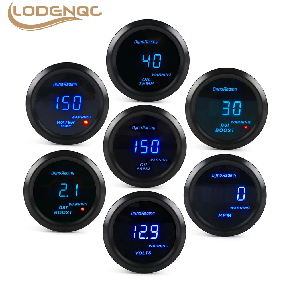 Blue Led 2" 52Mm Di…