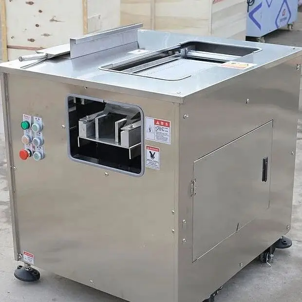 

Электрическая полностью автоматическая машина для нарезки свежей рыбы под углом - Компактный кухонный прибор для точной нарезки