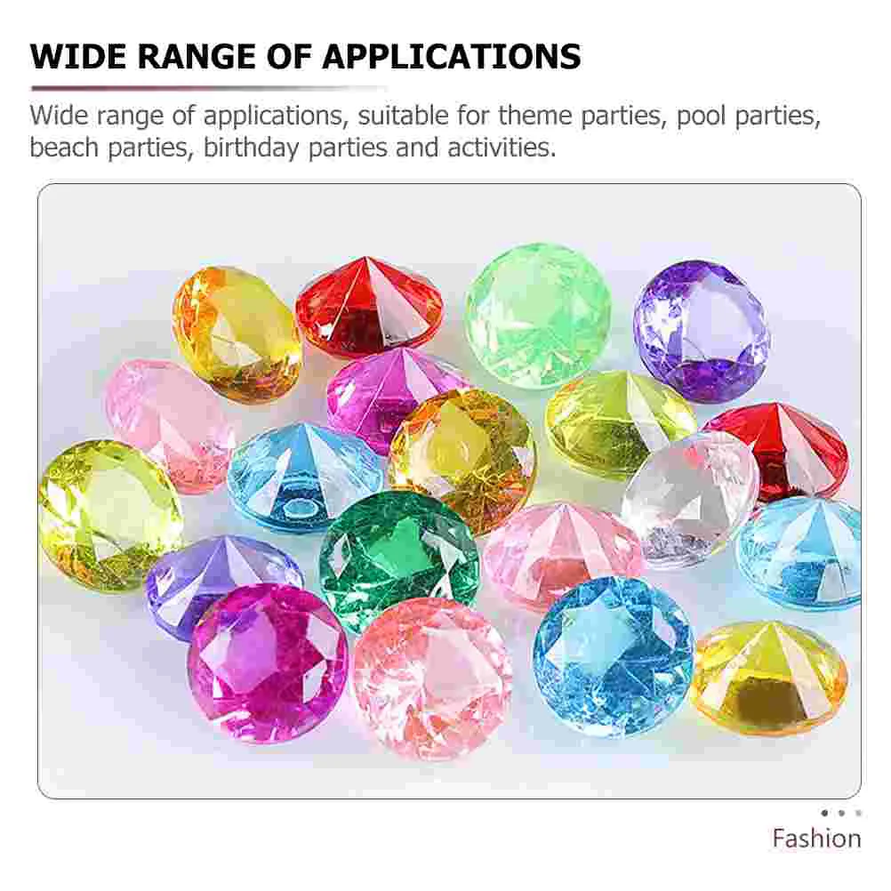 60 Pcs Dive Toys Jewel Diving Gems Model Jewelry Diamond Pool for Kids Ages 4-8 Toddler