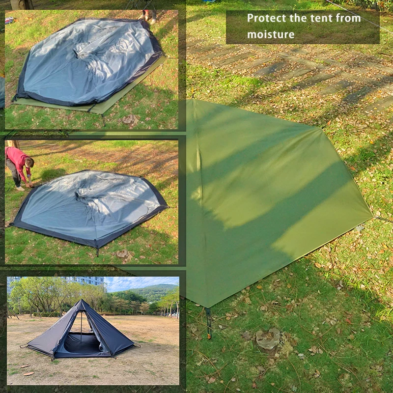 4x4 Waterproof Camping Groundsheet Large Picnic Mat 3x3 Tent Ground Sheet Octagonal Footprint Hexagonal Big Ground Cloth