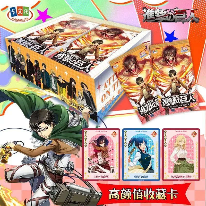 

Attack on Titan Collectible Cards Anime Cheap Cards 30 Packs