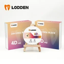 LODDEN-laboratorio Dental de circonita multicapa 4D Pro, 8 capas, A1, A2, A3, A3.5, CAD CAM, sistema abierto, 98x10-25mm, 43%-57%, alta resistencia, 43%-57%