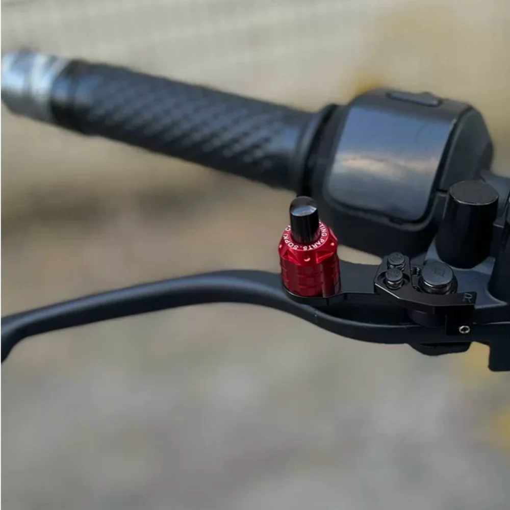 Suitable for Haojue UFR150 modified handbrake parking brake with limit block; brake parking button switch accessory with limit b