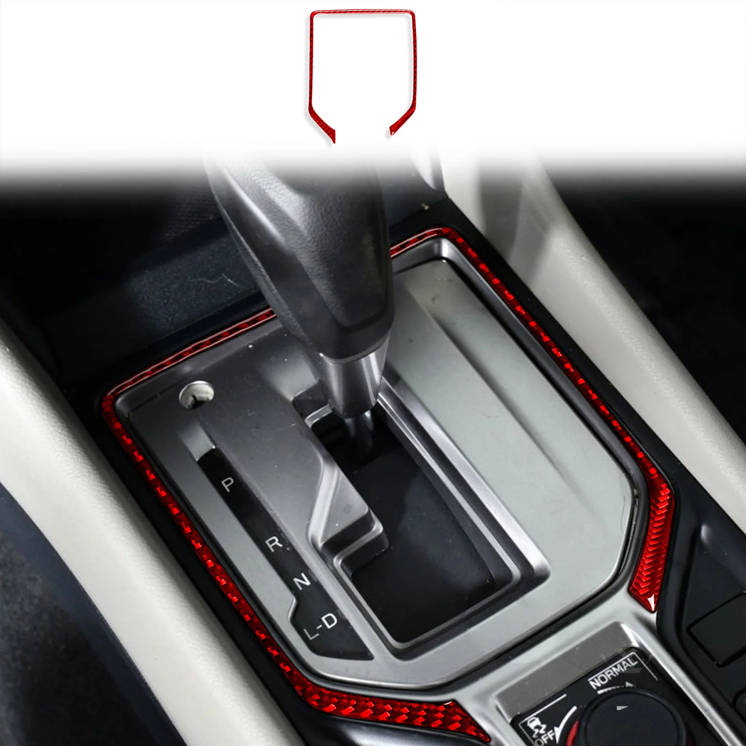 LHD! RHD! For Subaru Forester SK 2019-2024 Center Console Gear Shift Surround Trim 1 Piece Carbon Fiber Interior Cover