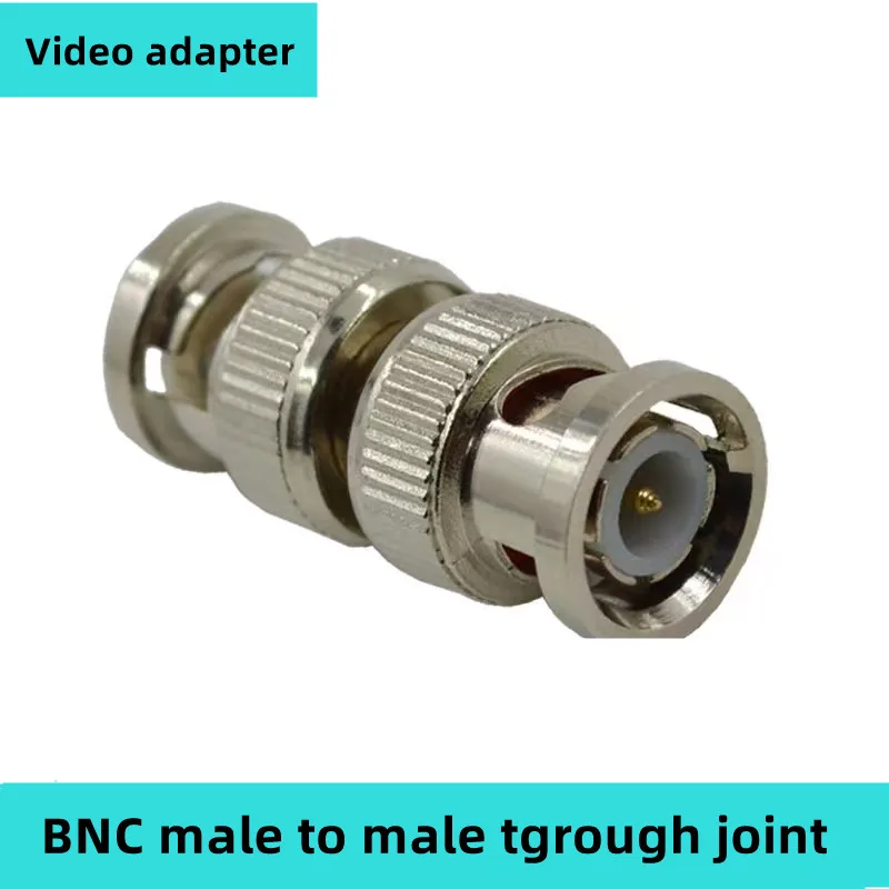 BNC connector Q9 straight-through double-sided BNC male adapter BNC double-way male BNC male adapter 10PCS