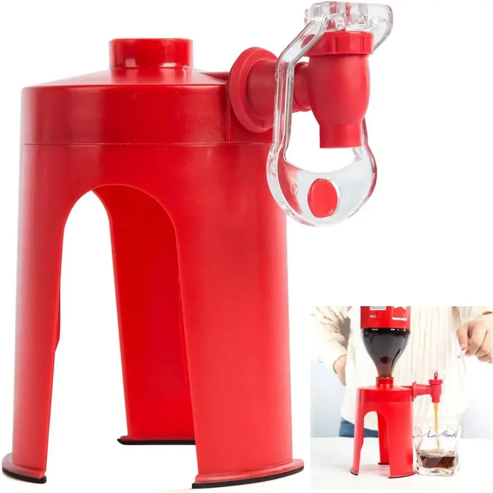 Hand Pressure Carbonated Beverage Dispenser Coke Bottle Inverted Dispenser Soda Dispenser Drink Switch Drinker