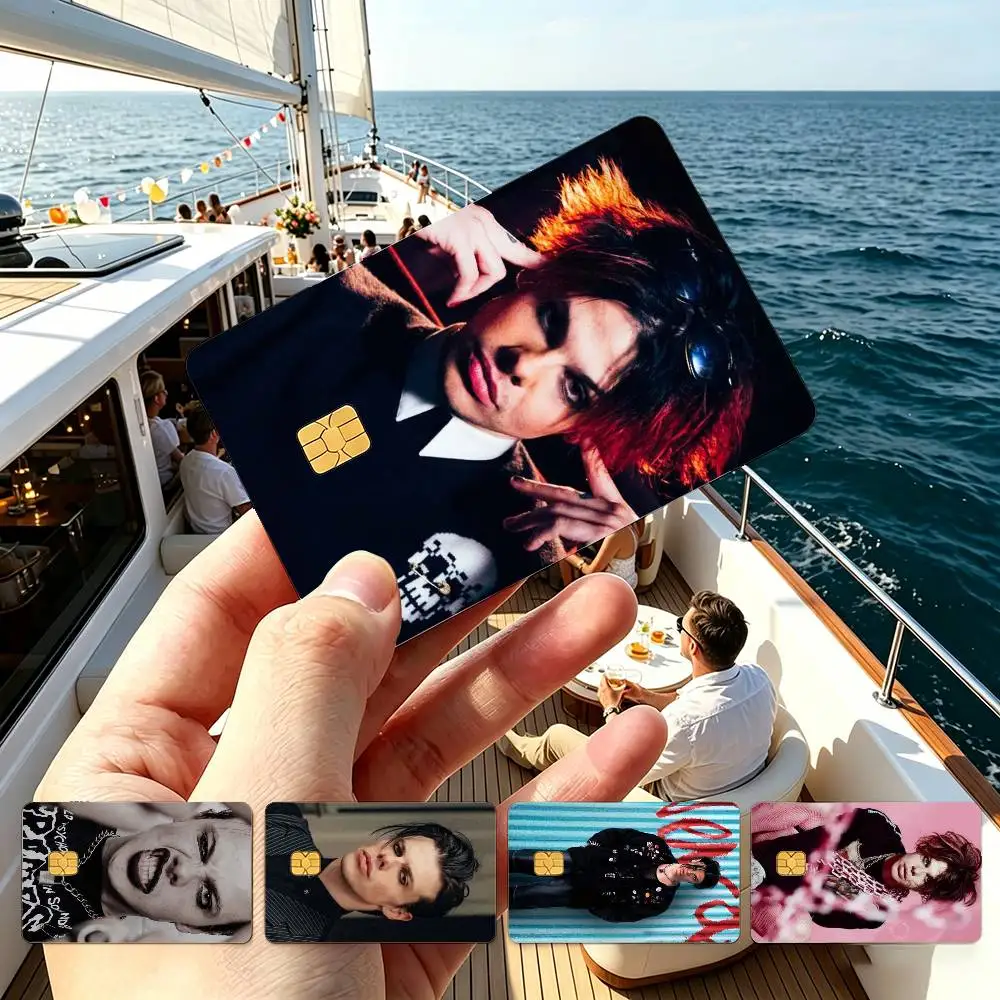 

Yungblud Music Singer Credit Card HD Stickers Small Chip Waterproof Sticker Game Card Decal Gift
