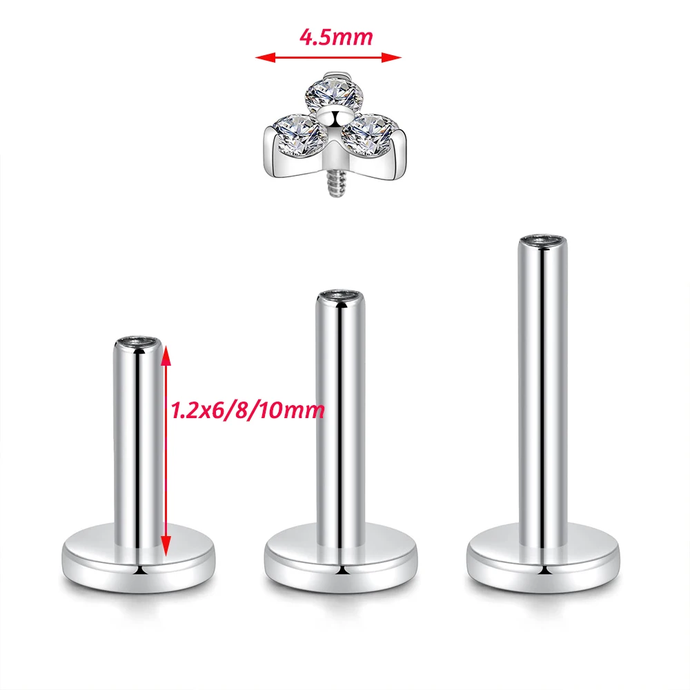 الجراحية الصلب Labret مسمار الشفاه ميدوسا حلقة الأذن الغضروف اللولب الزنمة الفص Concha ثقب القرط هيبوالرجينيك مجوهرات للجسم