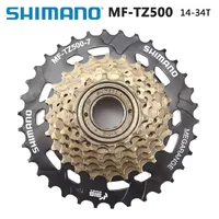 Shimano MF-TZ500-7 rueda libre de bicicleta de acero 14-34T para bicicleta plegable de carretera MTB MF-TZ500 volante de bicicleta de ciclismo TZ500 actualizado TZ21
