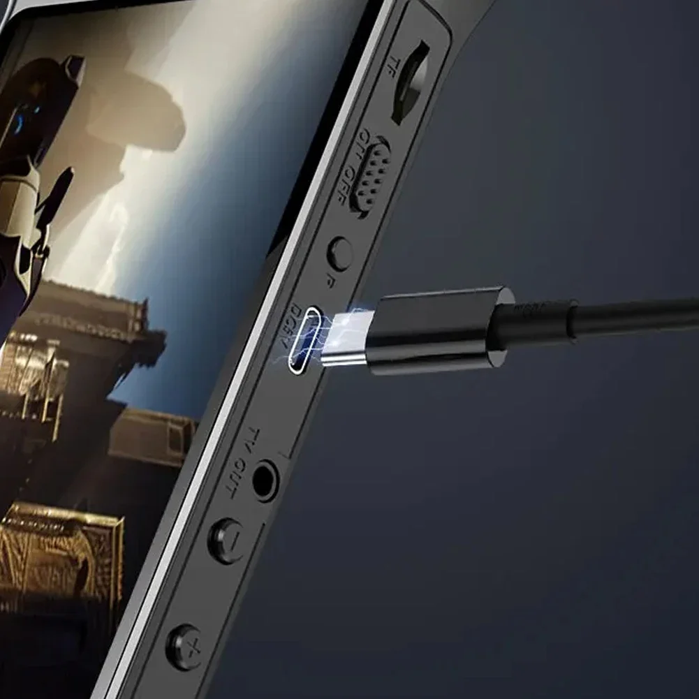 وحدة تحكم ألعاب محمولة بشاشة 5.5 بوصة من النوع C شحن مشغل ألعاب إلكتروني محمول مشغل ألعاب هدية عيد الميلاد والكريسماس #5