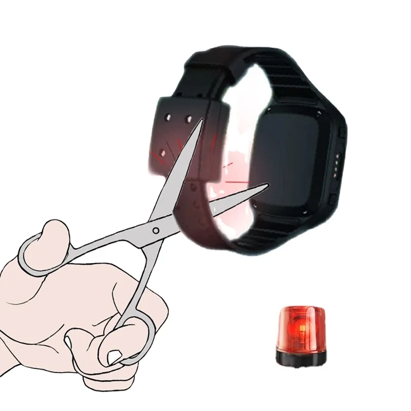 

Waterproof GPS Watch Tamperproof GPS Bracelet With Temperature and GPS