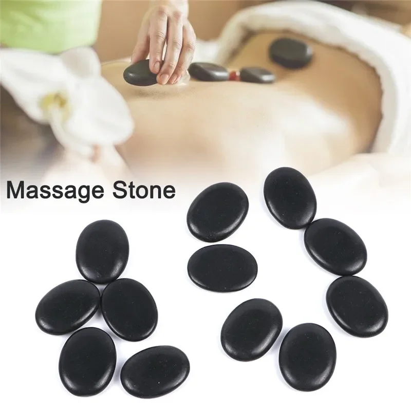 7Pcs Schönheit Steine Massage Spa Rock Basalt Stein Lava Natürliche Energie Massage Stein Heißer Verkauf Gesunde Schönheit Werkzeug