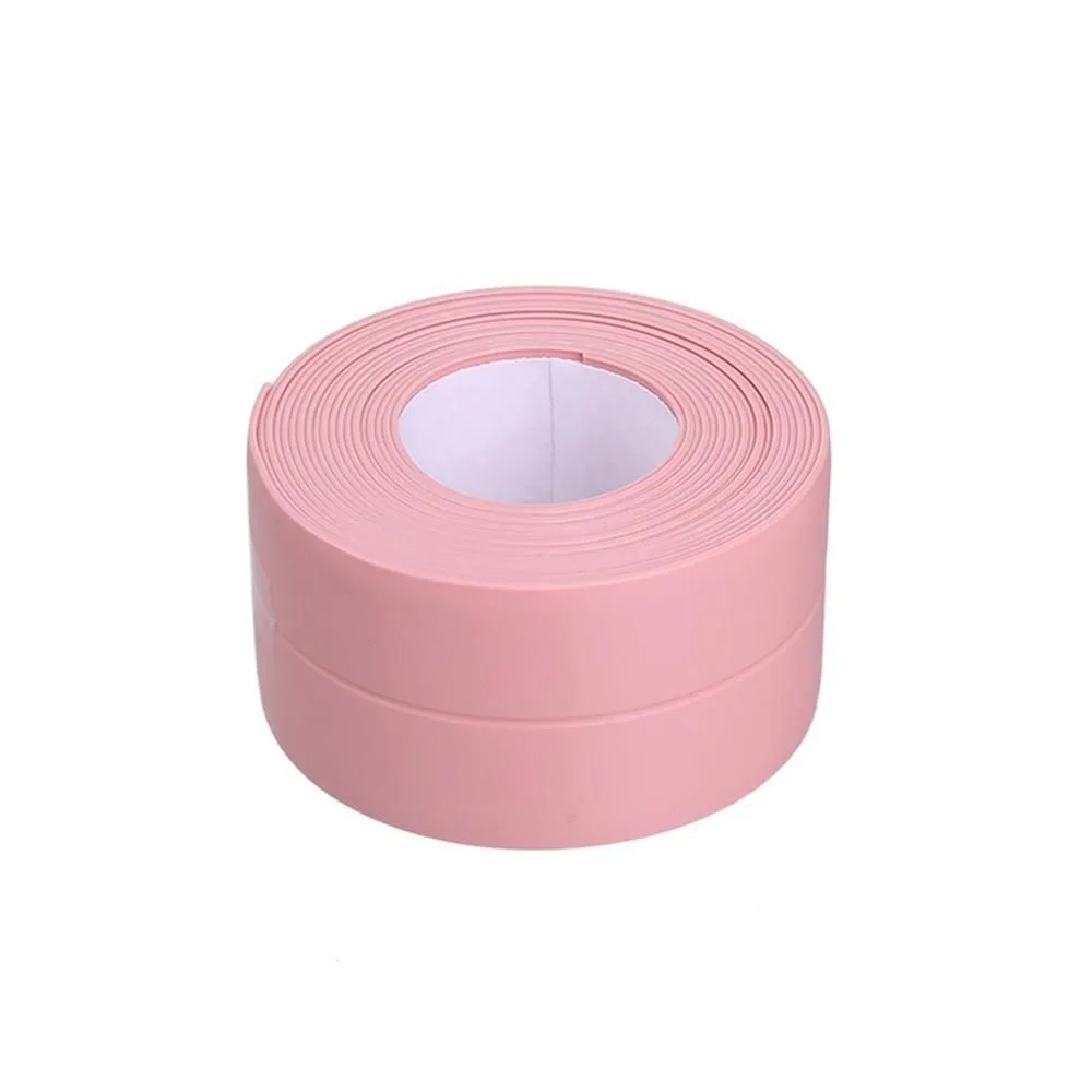 Mildew-proof Caulk Tape Decorative Countertop Kitchen Sealant Strip Self Adhesive Colorful Shower Tile Sealer Bathroom Tub