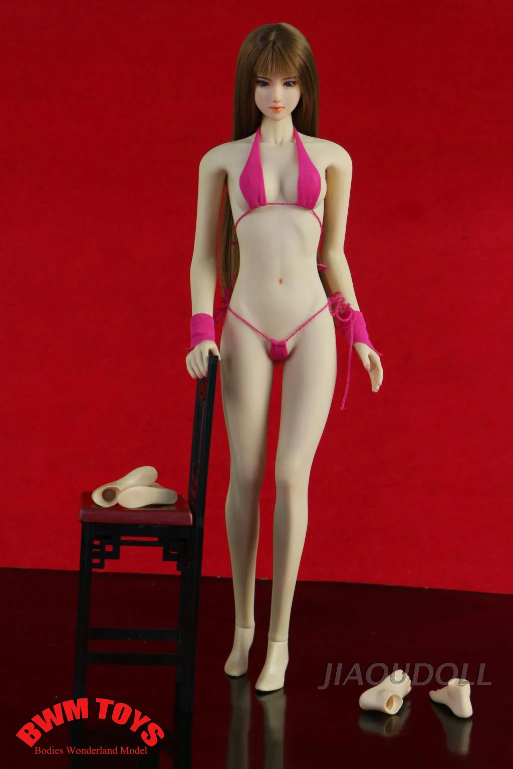 سوبر مرنة الفولاذ المقاوم للصدأ تمثال نصفي متوسط ، ضيق الكتف سلس الجسم لمدة 12 'عمل الشكل ، JOQ-06C ، JOQ-10D ، 1:6 Lan 3.0