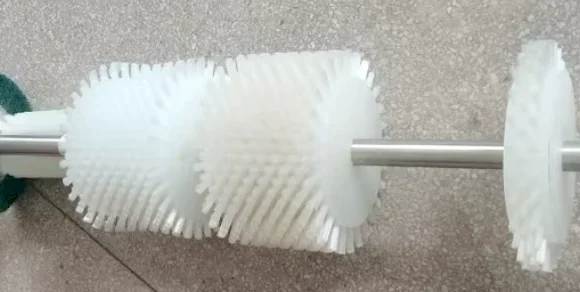Steel Wire & Soft Nylon Brush Wheel With Shaft Industrial Shoe Washer Accessory For Shoe Groove Upper Surface Cleaning