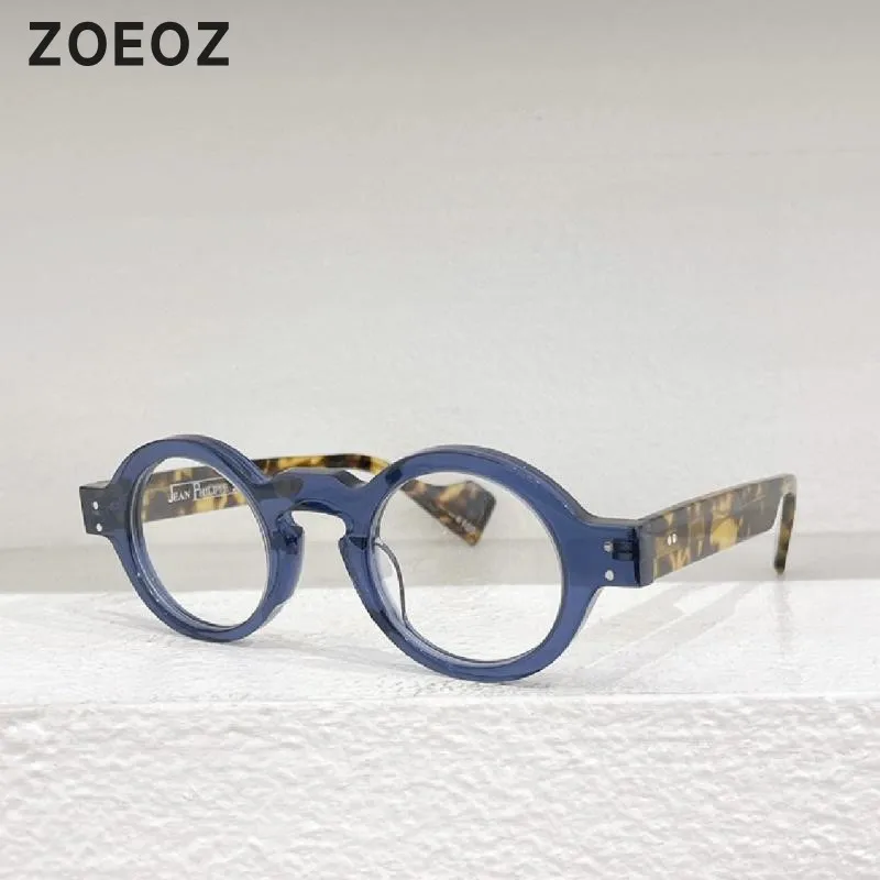 

JPJ vintage round Thick Frame Myopia Glasses Men Prescription Glasses Frames Acetate Frame eyeglass frames for women